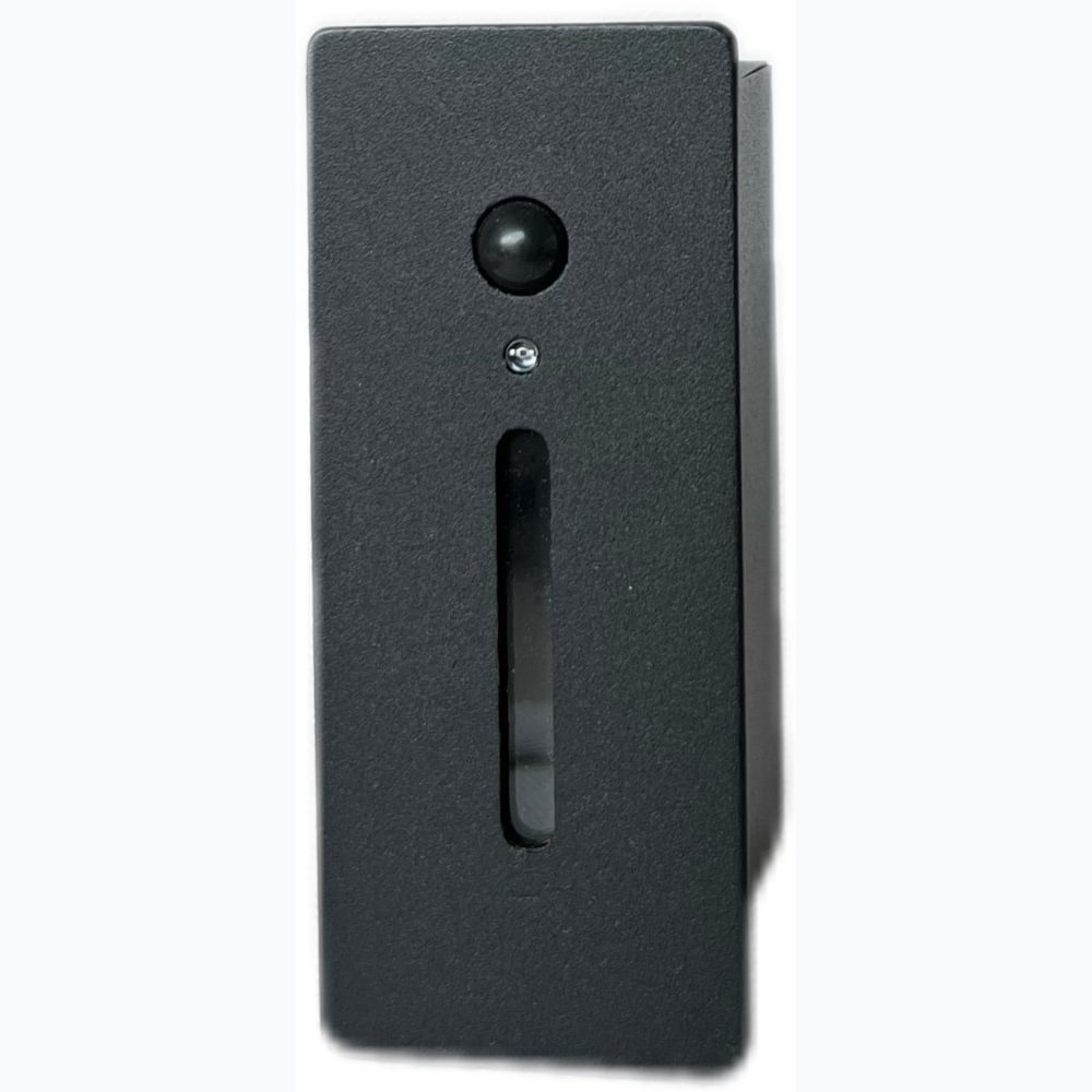 CE-S100 matte black panel and recessed body